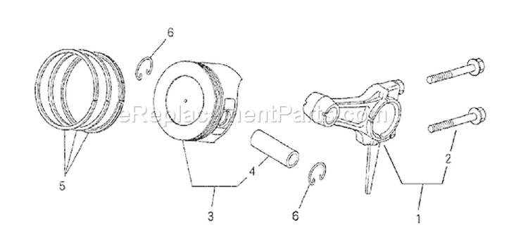 Page P Diagram and Parts List for 1532-1  Briggs and Stratton Generator